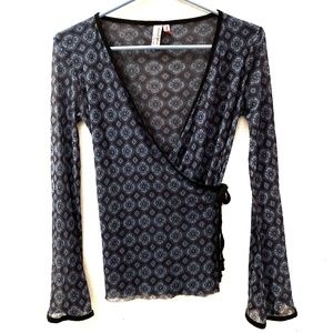 Anthropologie Sweet Pea by Stacy Frati Bell Sleeve